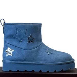 Michael by Michael Kors Blue Winnie Embellished Booties